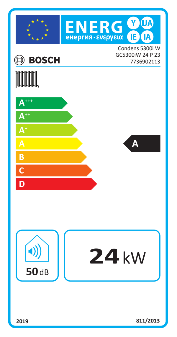 Bosch Gas Brennwertheizung Condens GC 5300i W 24 P 23 inkl. Ausdehnungsgefäß