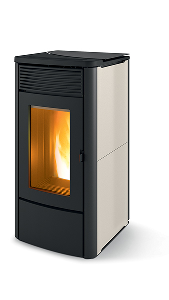 Pelletofen MCZ ALYSSA 6,3 kW Gusseisen Keramik Pelletsofen Pelletkaminofen Holz