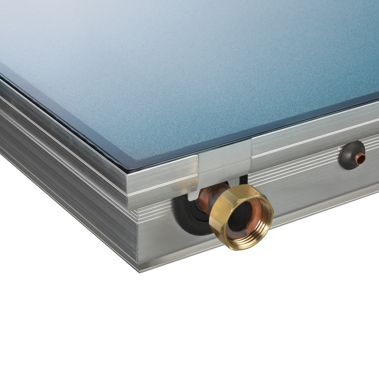 Solar Paket Flachkollektor FK200-3 7,02m² Wärmepumpenspeicher 400 l Flachdach