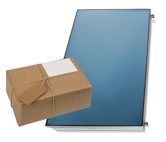 Solaranlage Flachkollektor Paket Solar FK200 Solarthermie Solarpaket Warmwasser