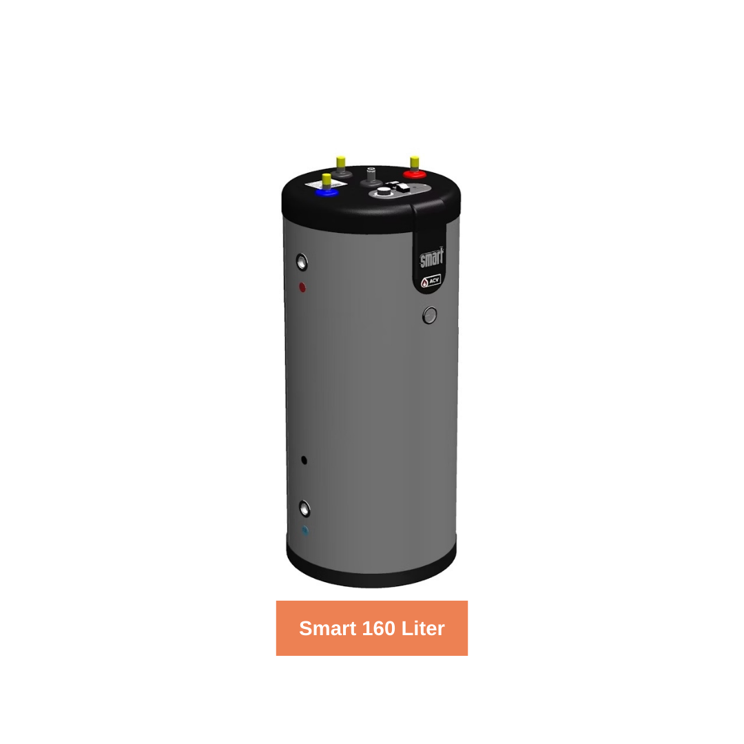 ACV Hochleistungsspeicher Smart 100-240 L Edelstahl dunkelgrau Wasserspeicher