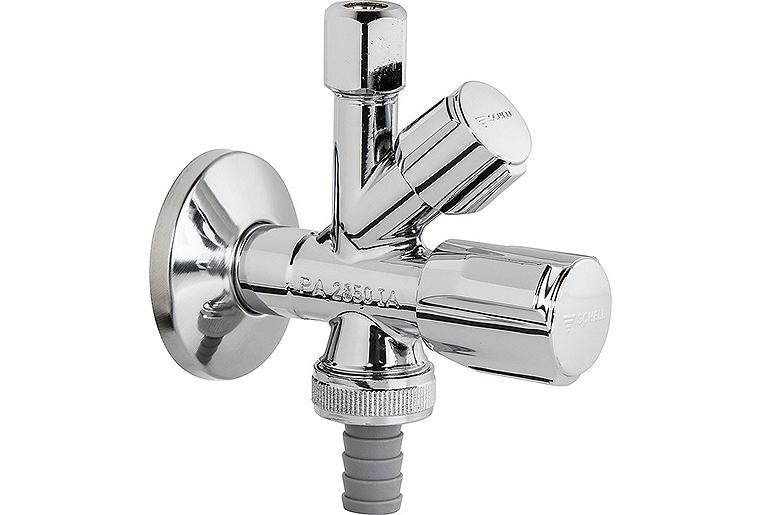 SCHELL Kombi-Eckventil COMFORT G1/2'' AG/DN 15 chrom Eckventil Sanitärinstallation