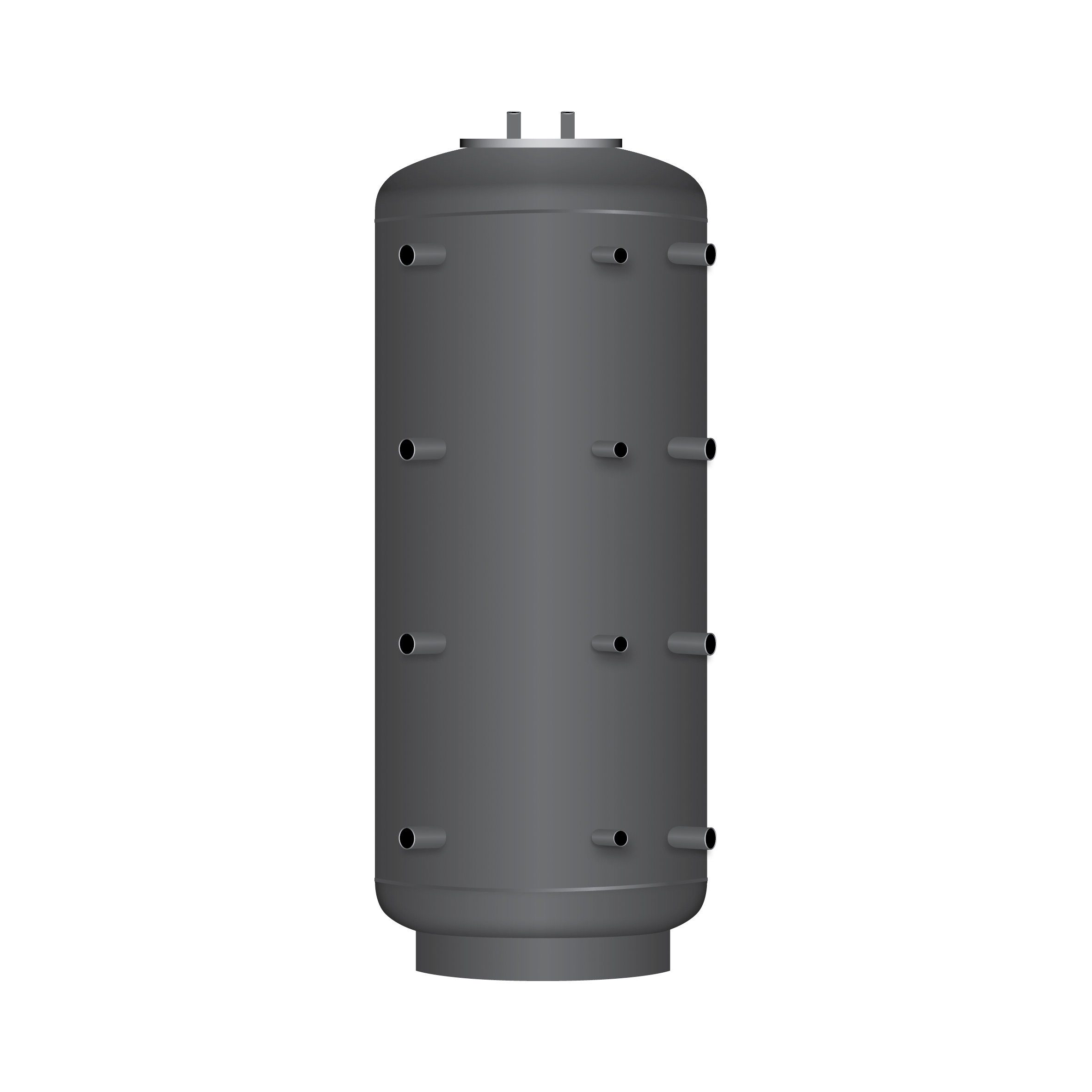1000 Liter TWL Hygienespeicher 180° KE-1000 ohne Wärmetauscher 100mm Isolierung