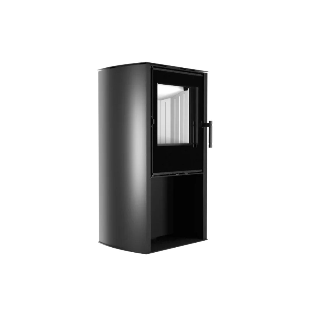 Hitze CANE S 6,5 kW  freistehender Kamin Holznische Kamin Wärmequelle Standkamin