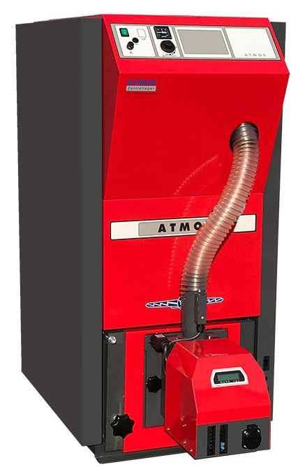 ATMOS Pelletkessel Kompakt PX10 inkl. Förderschnecke mit Pelletbrenner A25PX