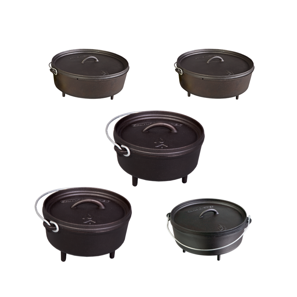 Camp Chef Classic Dutch Oven Set Schmortopf aus Gusseisen Grill BBQ Outdoor