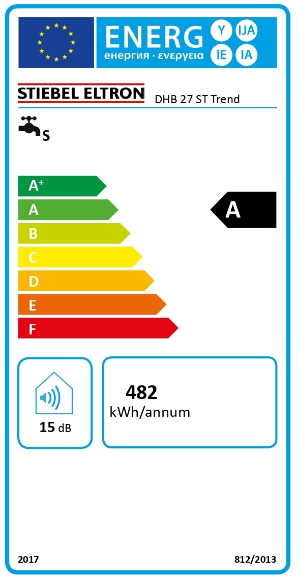 STIEBEL ELTRON Durchlauferhitzer DHB 18/21/24/27 ST Trend 18 21 24 27 kW