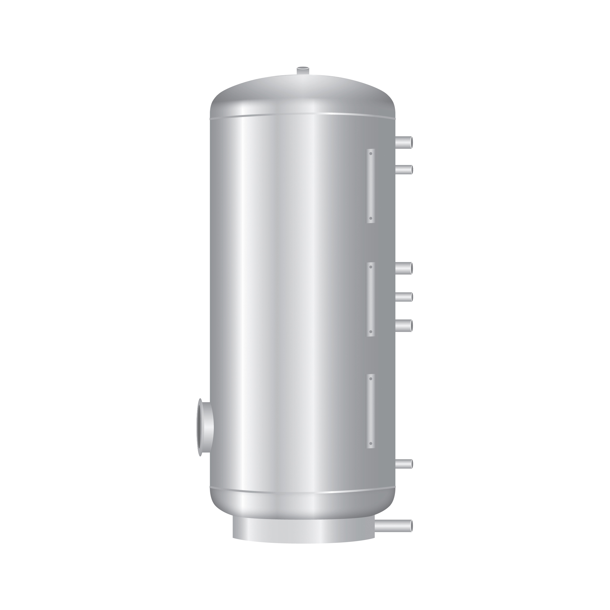 200 Liter Edelstahlspeicher ESO-200 Edelstahl-Solarspeicher Boiler