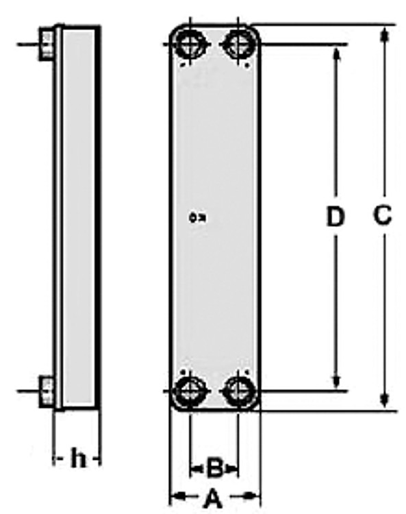 Plattenwärmetauscher Zilmet® Edelstahl Wärmetauscher BHKW Solar Heizung
