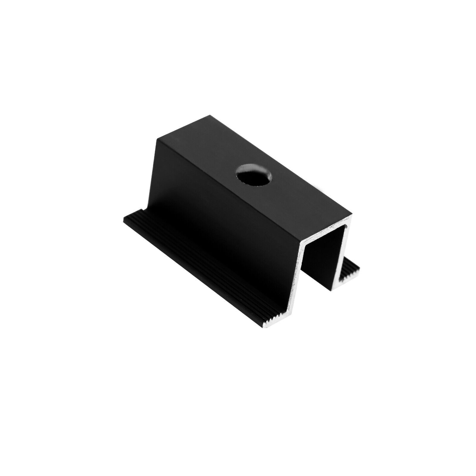 FeuerAnker Mittelklemme Aluminium 50 mm Länge schwarz PV Halterung Solar
