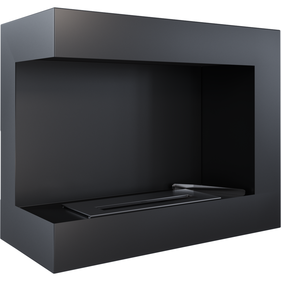 Bioethanol Ethanol Kamin Biokamin DELTA 600 Schwarz Standkamin Ethanol