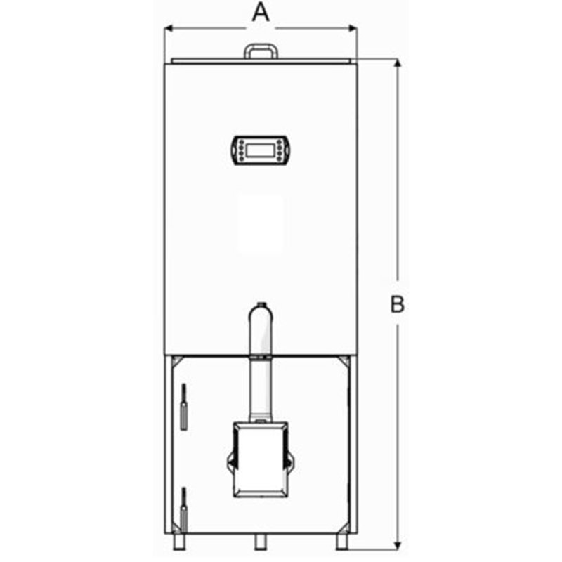 20 kW Pelletkessel Pelletheizung Heizung Zentralheizung SSP Pellets Holzheizung