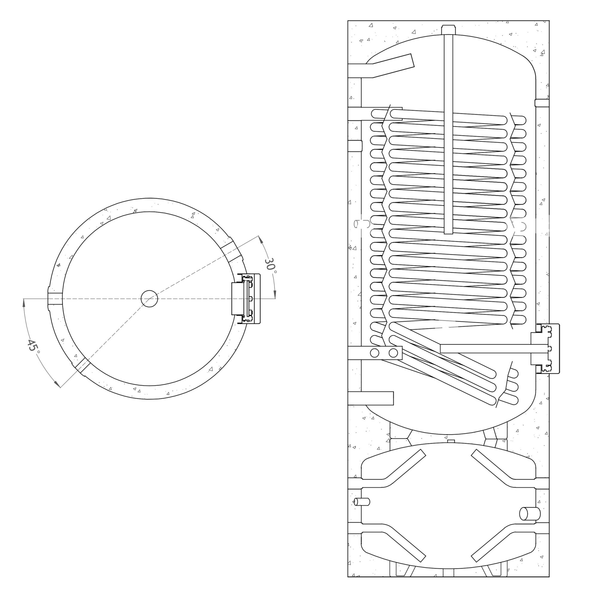 Solarbayer Wärmepumpen Doppelspeicher WP-Kombi 400/130 Kombispeicher