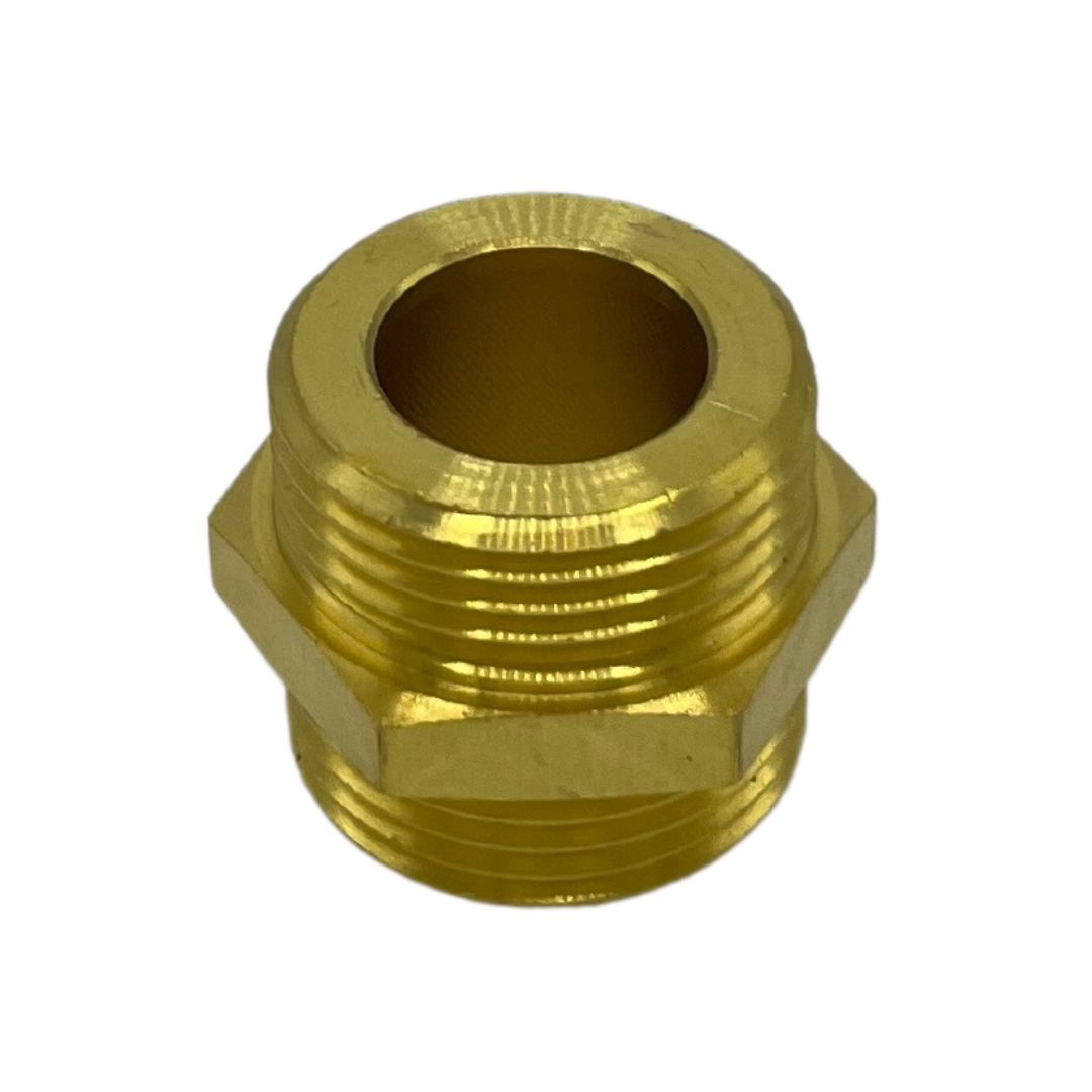 Doppelnippel 1 1/2" Messing flachdichtend Heizungstechnik Solar Solarzubehör