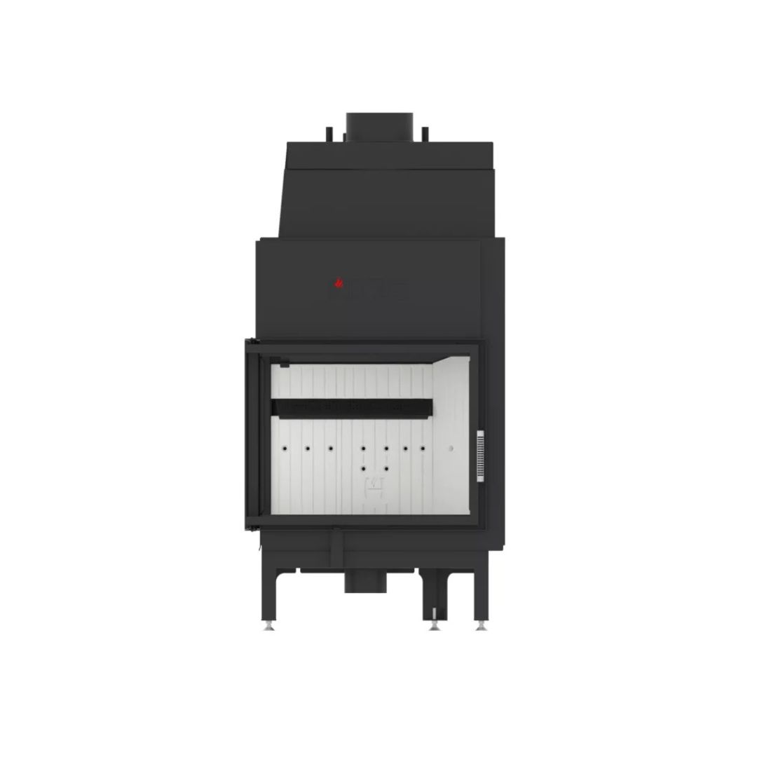 Kaminofen Hitze ALBERO Aquasystem ALAQS 68×53.L 19 kW Kaminofeneinsatz Links Kamin