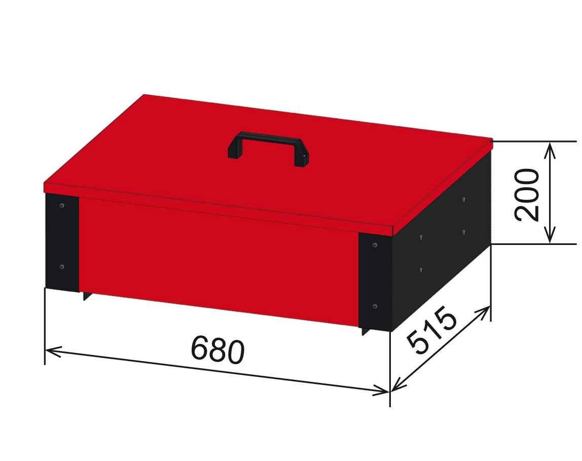 ATMOS Aufsatz für PX10 Kessel 200 mm Höhe 45 L Volumen Pelletspeicher Heizkessel