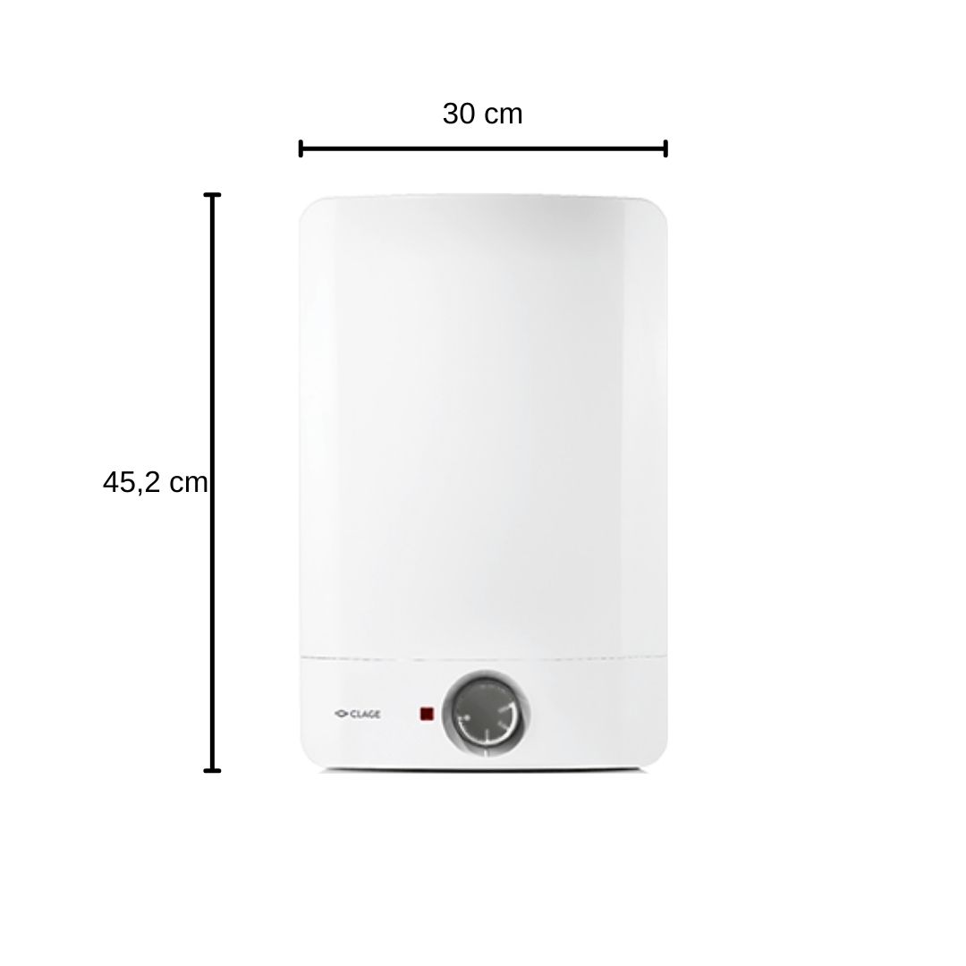 Clage druckfester Übertisch-Speicher S 10-O 10 Ltr. Übertischgerät Warmwasserspeicher Boiler