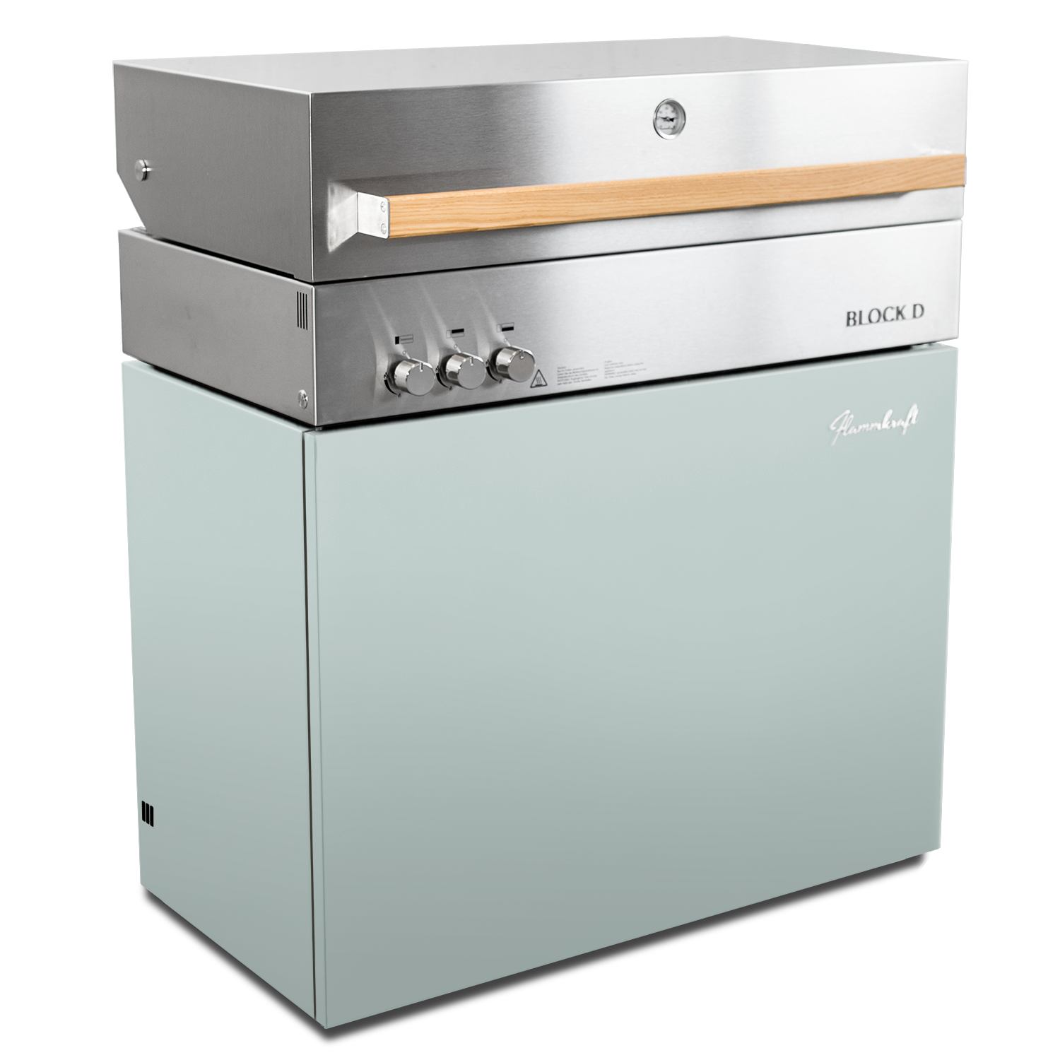 Flammkraft Block D Gasgrill Gen. 5 Pool 16 kW 75 bis 900°C BBQ Grill Gas