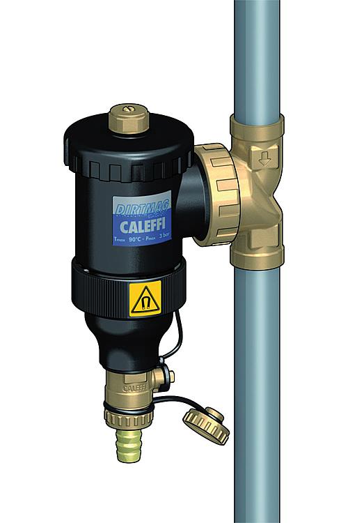Caleffi Schlammabscheider m. Magnet, Magnetitabscheider, Magnetfilter DN20-DN25