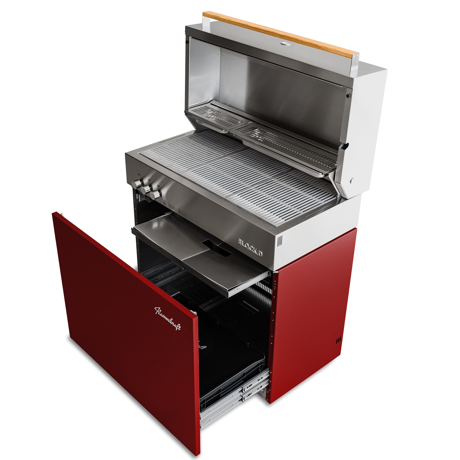 Flammkraft Block D Gasgrill Gen. 5 Rubin 16 kW 75 bis 900°C BBQ Grill Gas