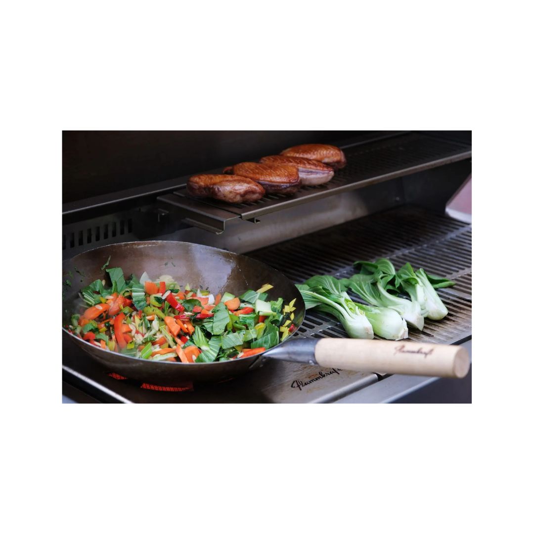 Flammkraft BLOCK Ds Gen. 5 Elfenbeinschwarz 12,8 kW 75°C bis 900°C BBQ Grill Gas