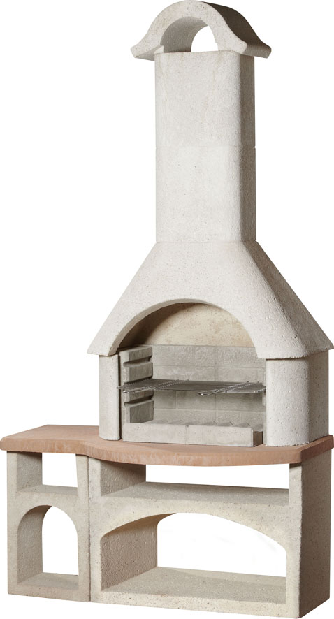 Buschbeck Gartenkamin Bozen BBQ Kohlegrill Holzgrill Grillkamin Grill