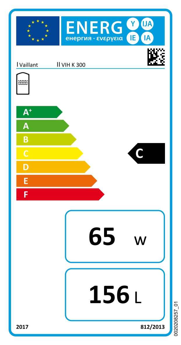 Vaillant actoSTOR VIH K 300 Warmwasser-Schichtladespeicher 150l Beistellspeicher