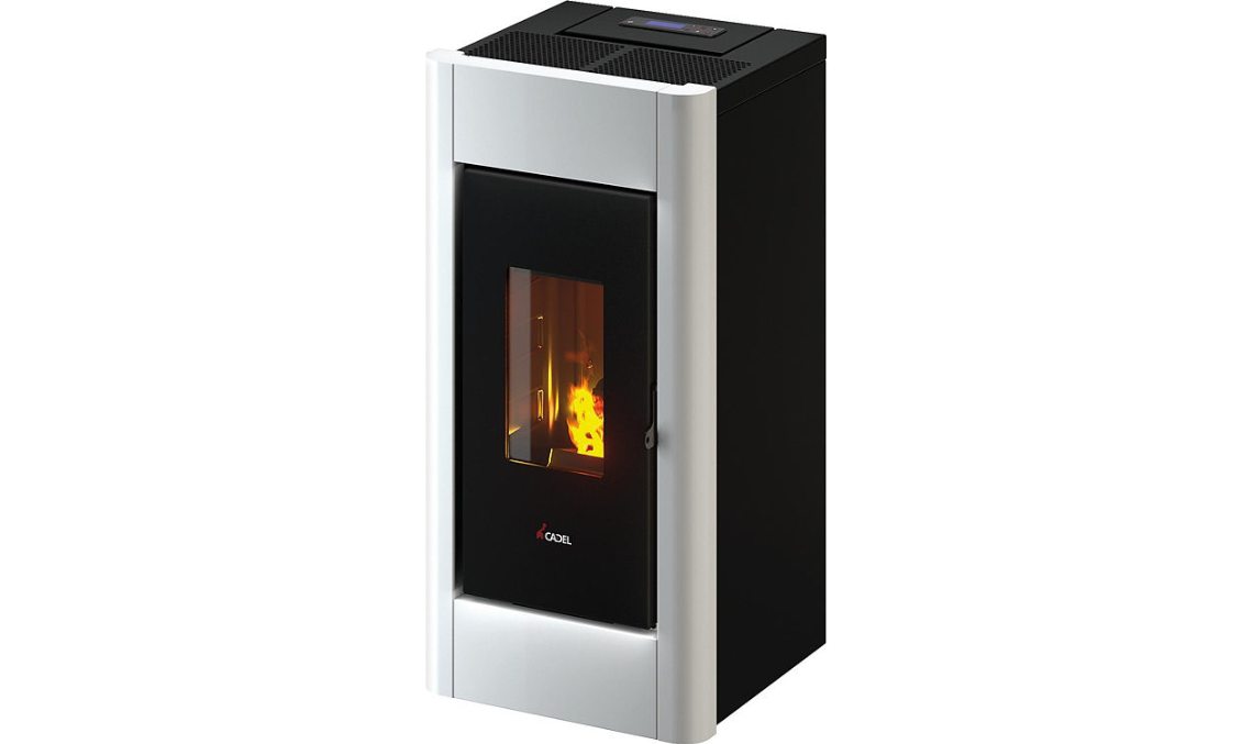 Cadel Pelletofen Sweet 7Air Metall Rot 7 kW Pellet Air Kamin Kaminofen