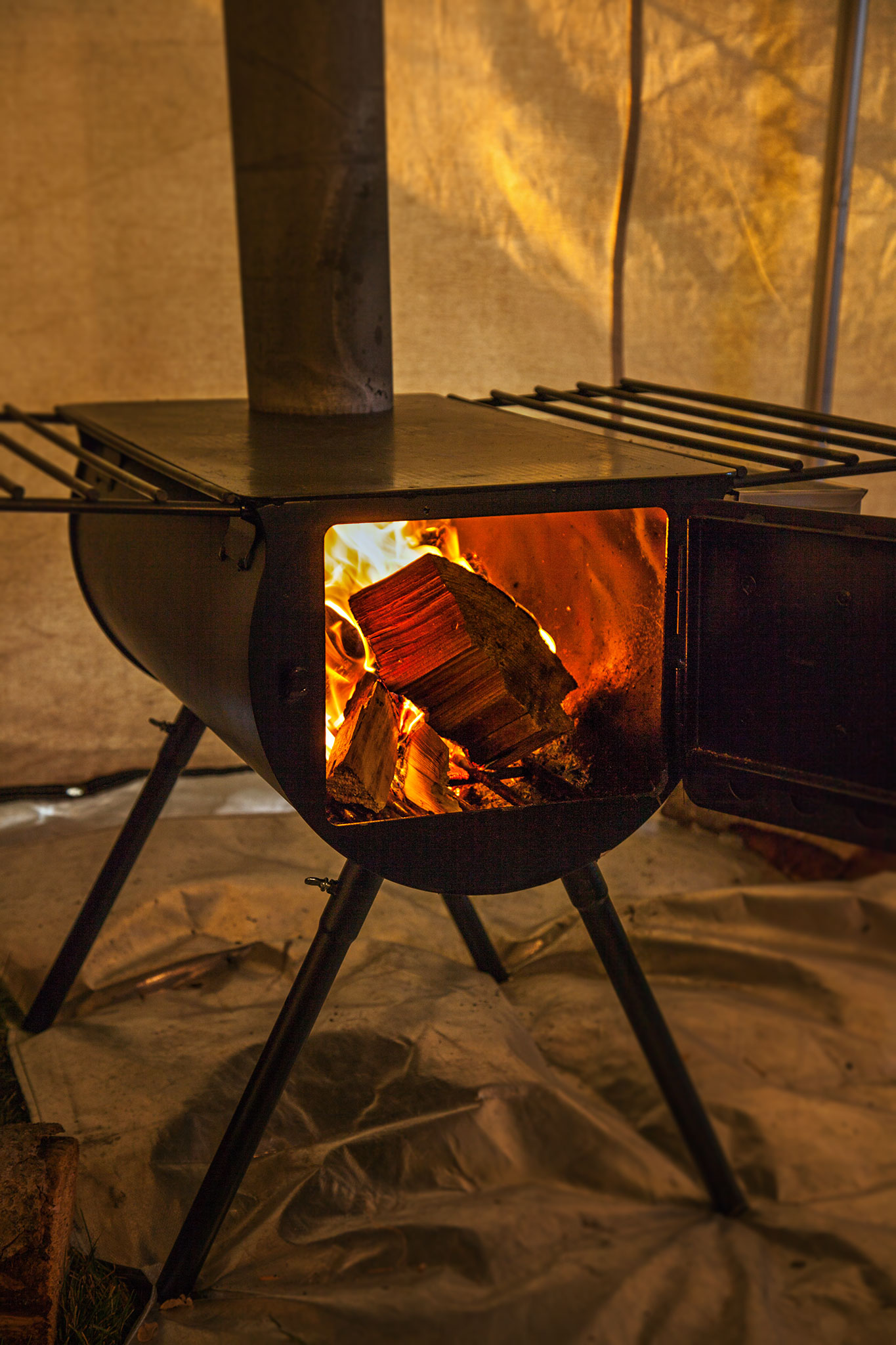 Camp Chef Alpine Zeltofen Tent Stove mobiler Ofen Camping Outdoor Holz Kocher Grill