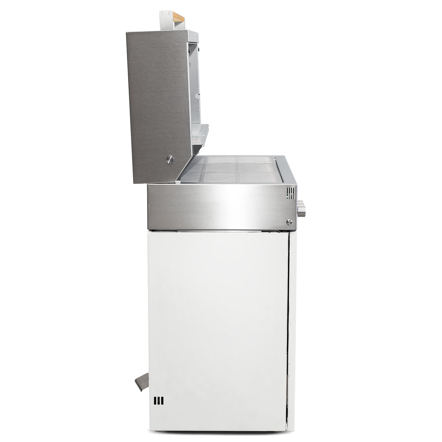 Flammkraft Block D Gasgrill Gen. 5 Elfenbeinweiss 16 kW 75 bis 900°C BBQ Grill Gas