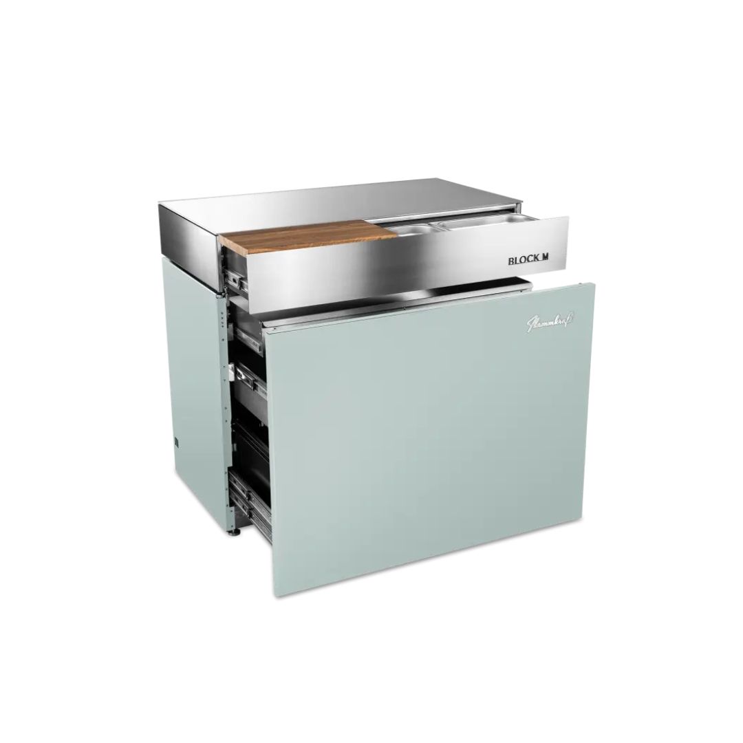 Flammkraft Outdoor-Küchenmodul BLOCK M Gen.5 Pool Grillmodul Kochmodul