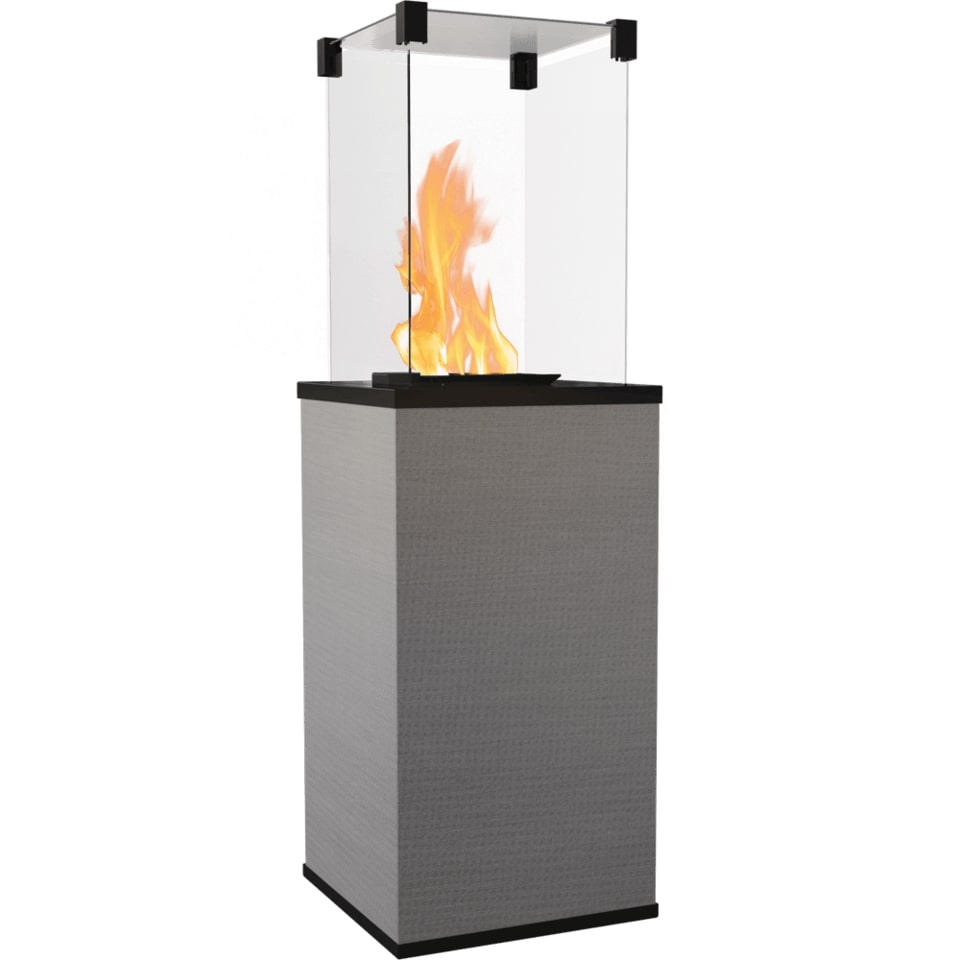 KRATKI Gaskamin PATIO Mini Quarzstein Filo Ghisa Gasheizgerät 4-8,2 kW