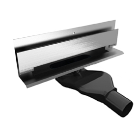 Edelstahl Duschrinne Wandmontage Wandablauf Bodenablauf Duschablauf 386 mm Länge