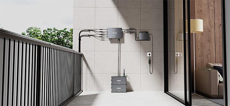 820WW / 600W Balkonkraftwerk Speicher Batterie 1920 Wh Solaranlage PV-Modul