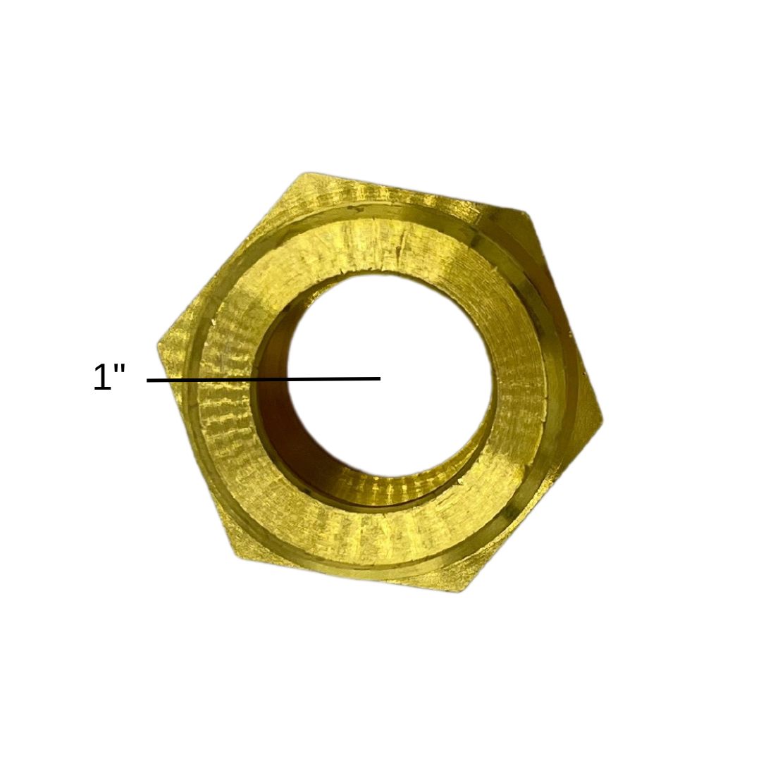 Doppelnippel 1" Messing flachdichtend Heizungstechnik Solar Solarzubehör
