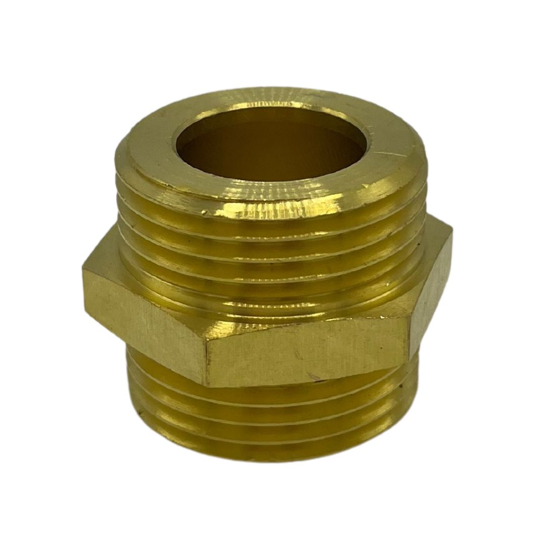 Doppelnippel 1 1/2" Messing flachdichtend Heizungstechnik Solar Solarzubehör