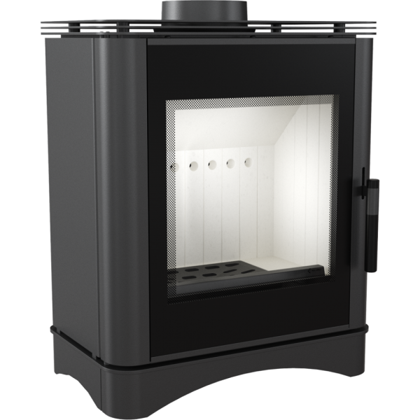 Kaminofen Kratki Koza Vega Stahl-Schwarz 5 kW Nennwärmeleistung Holzkamin