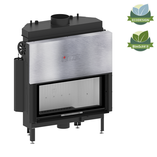 Kaminofen Hitze ALBERO Aquasystem ALAQS 90×41.GD 21 kW Kaminofeneinsatz Kamin Aqua
