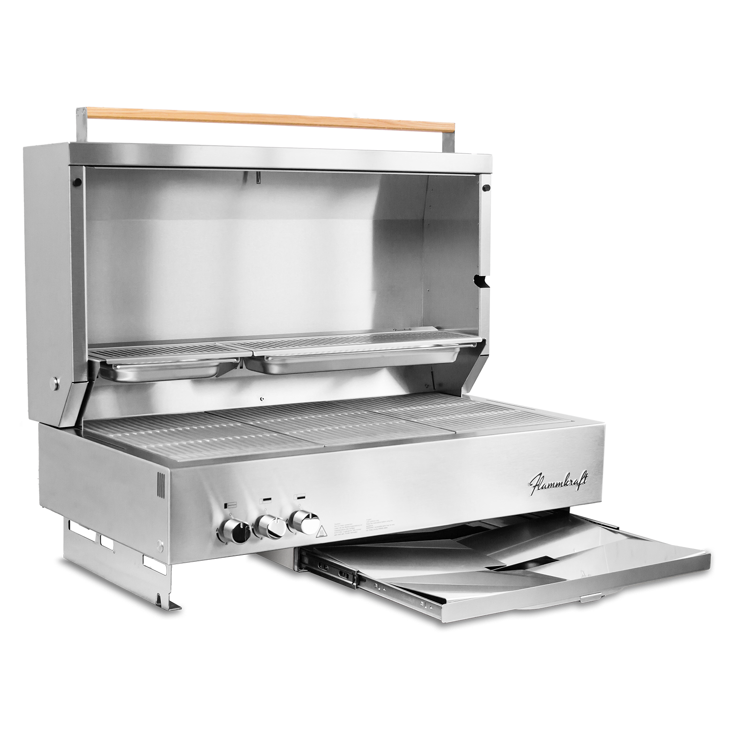 Flammkraft Block D Gasgrill BBQ Einbau 16 kW 75 bis 900°C Hochleistungsgrill