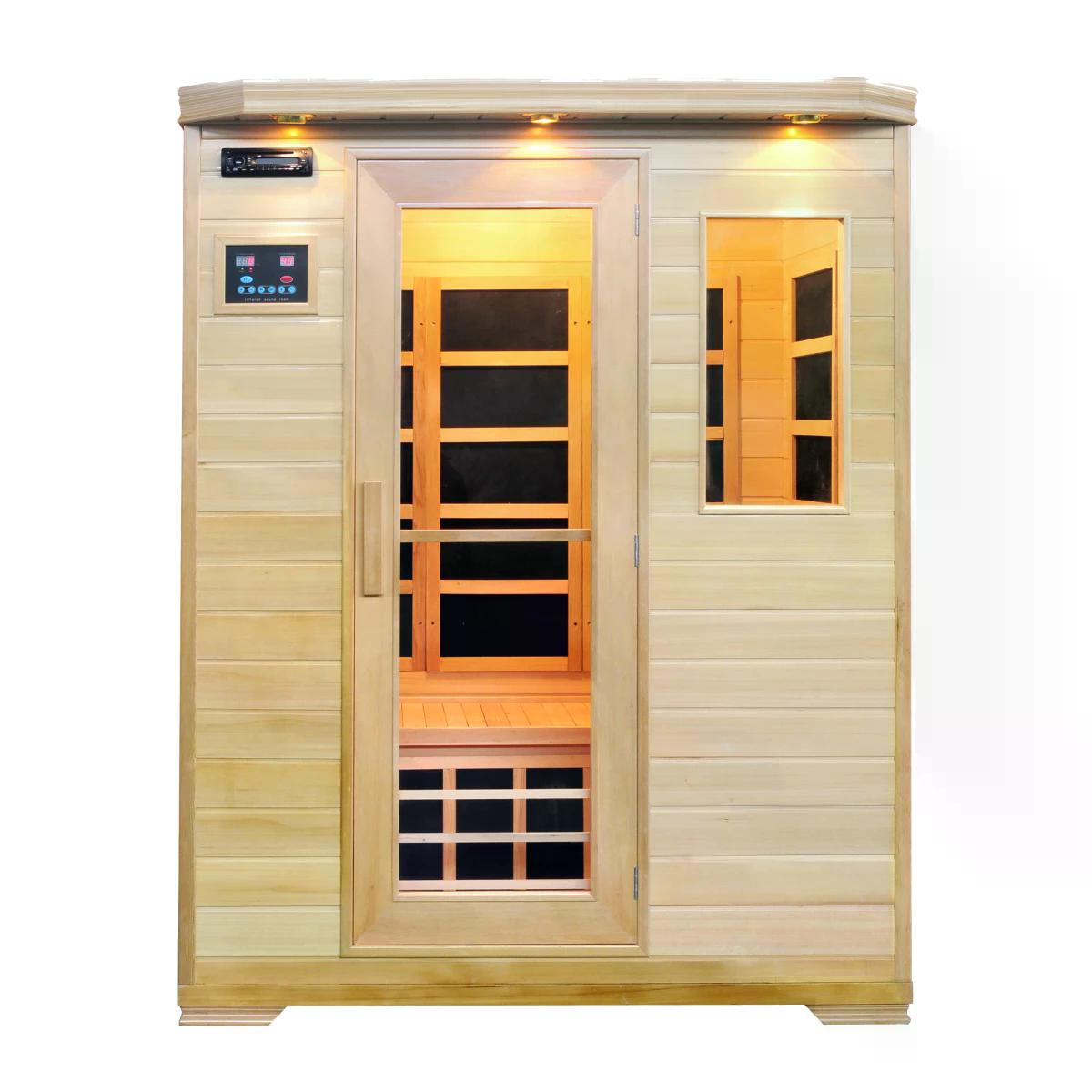 Infrarot Wärmekabine Iona 3 Person Infrarotsauna Infrarotwärmekabine Sauna