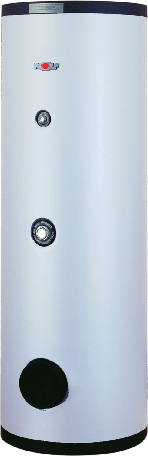 Wolf Standspeicher SE-2 200 Doppelschicht-Emaillierung 195 l silber Warmwasserspeicher Brauchwasser