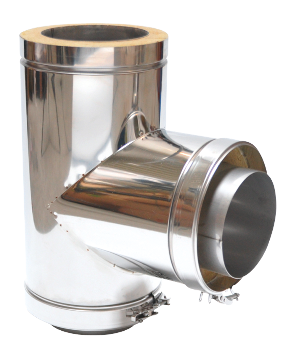 ASTEC Edelstahlschornstein Bausatz doppelwandig DN 150 mm Edelstahl Sanierung