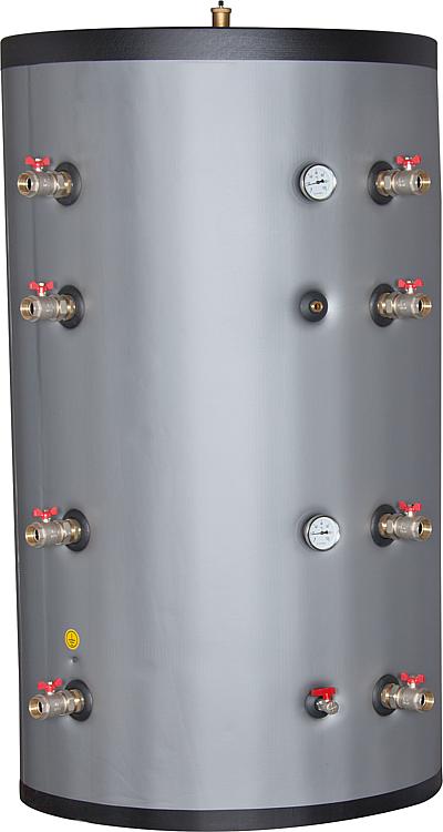 TML Pufferspeicher PF 1250 Isolierung Silber 1250 Liter Standspeicher Speicher Heizung