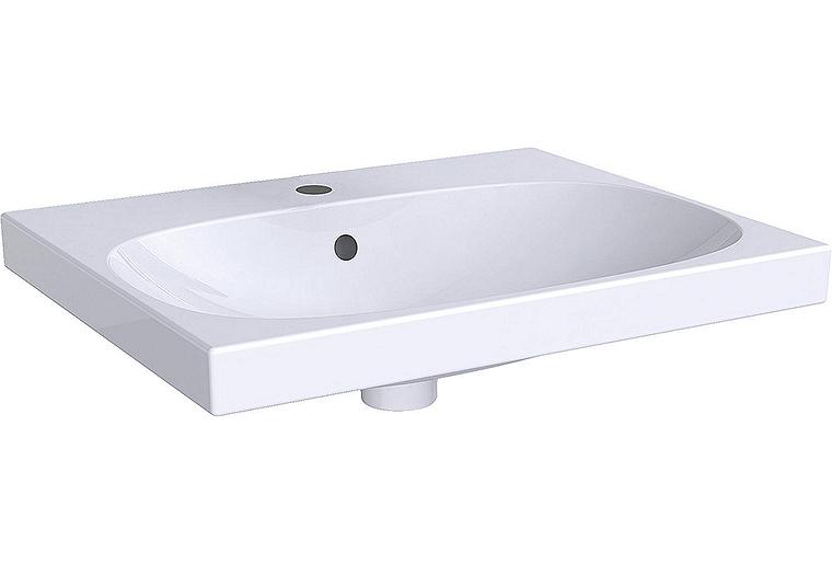 Geberit Waschtisch Acanto weiß Keramik Wandhängend 600x170x480mm Badezimmer Sanitär