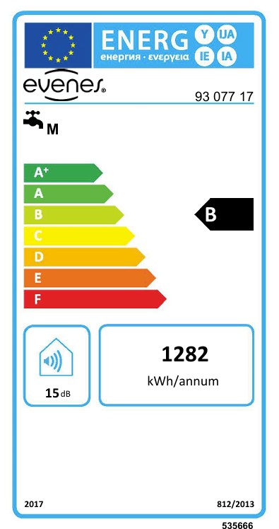 Evenes Warmwasserspeicher elektrisch 50 Ltr Typ OTG 50 S EVE Speicher Warmwasser