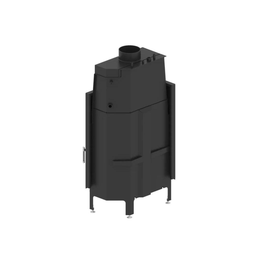 Kaminofen Hitze ALBERO Aquasystem ALAQS 68×53.L 19 kW Kaminofeneinsatz Links Kamin