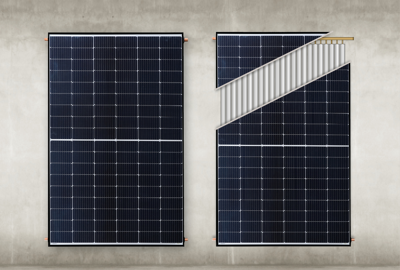 Prisma® PVT4.0 Hybridkollektor Solarkollektor PV Modul Solarthermie Strom Wärme