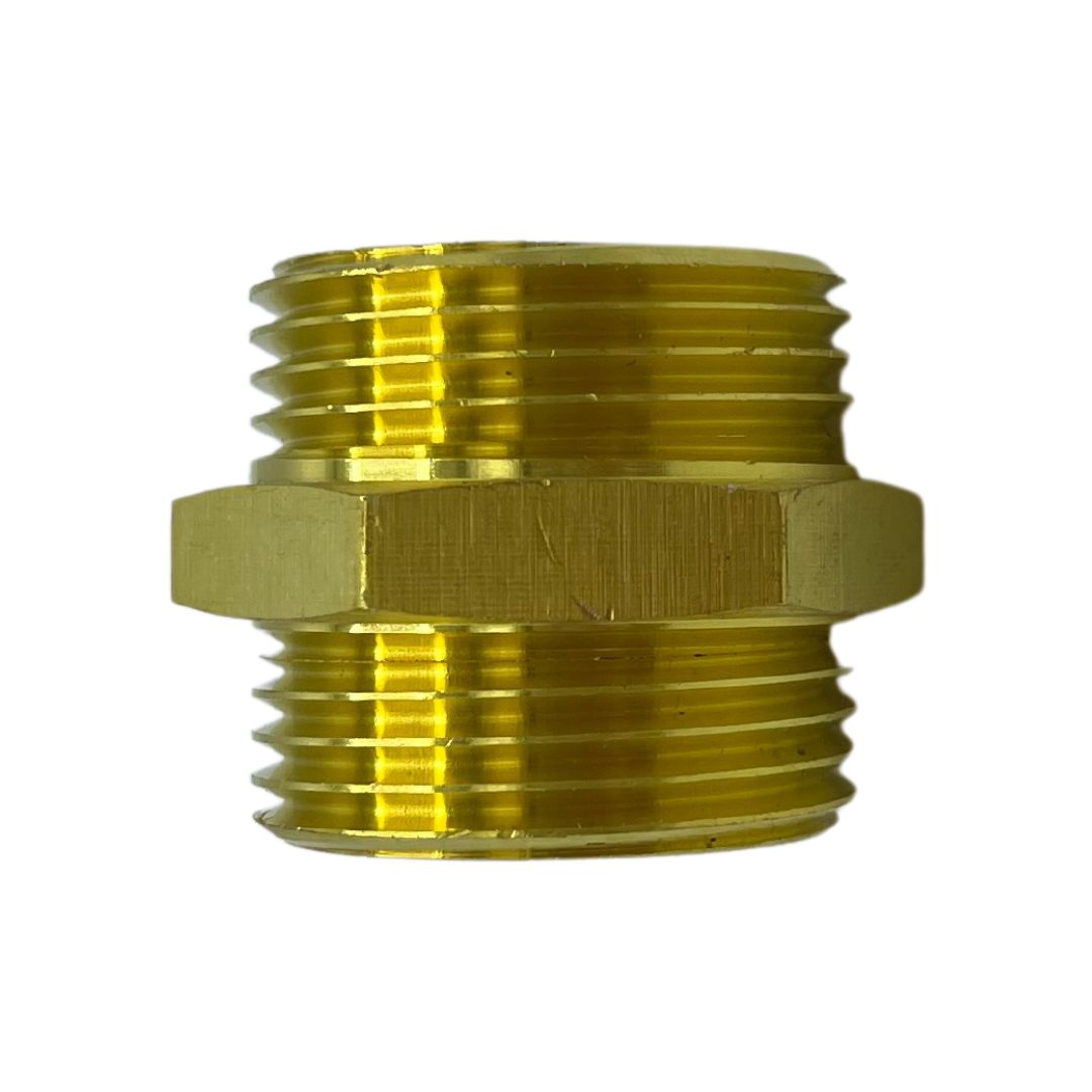 Doppelnippel 1 1/2" Messing flachdichtend Heizungstechnik Solar Solarzubehör