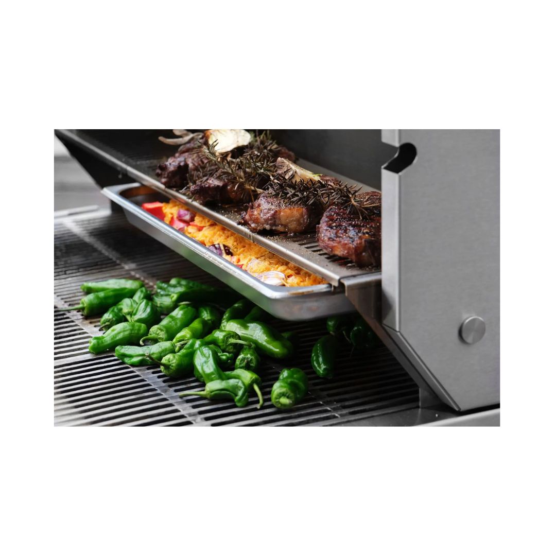 Flammkraft BLOCK Ds Gen. 5 Elfenbeinschwarz 12,8 kW 75°C bis 900°C BBQ Grill Gas