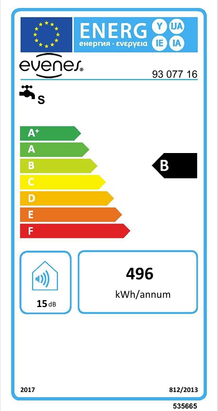 Evenes Warmwasserspeicher elektrisch 30 Ltr Typ OTG 30 S EVE Speicher Warmwasser